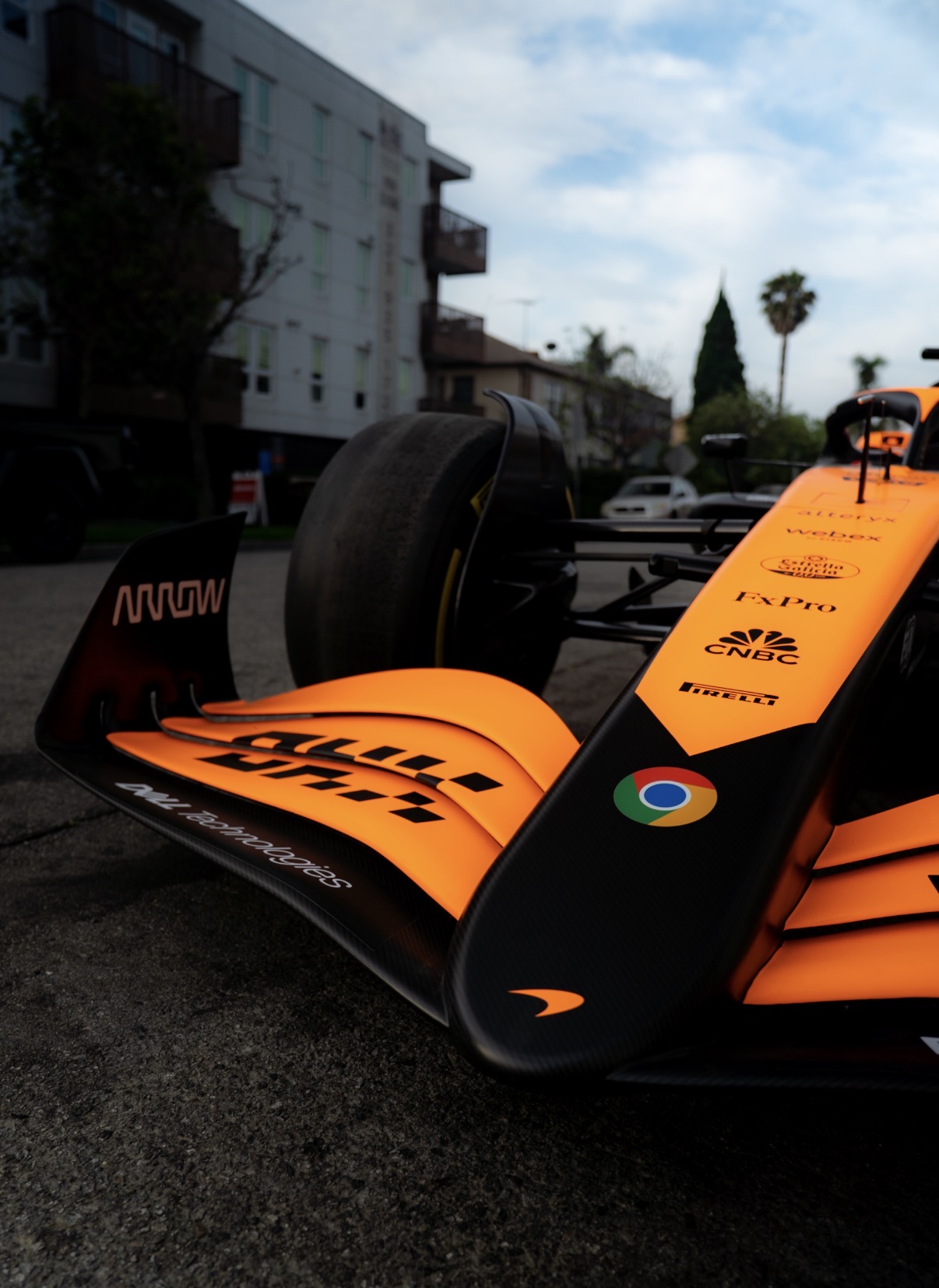 Papaya on a Side Street — McLaren · MCL38 — Lando Norris #4