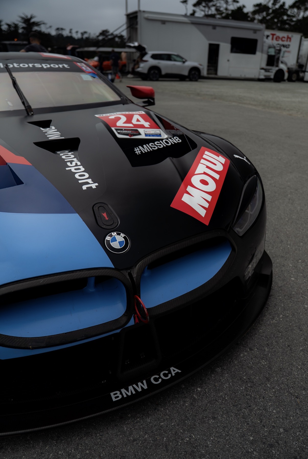 GTLM in the Paddock — Porsche & BMW · 911 RSR / M8 GTE